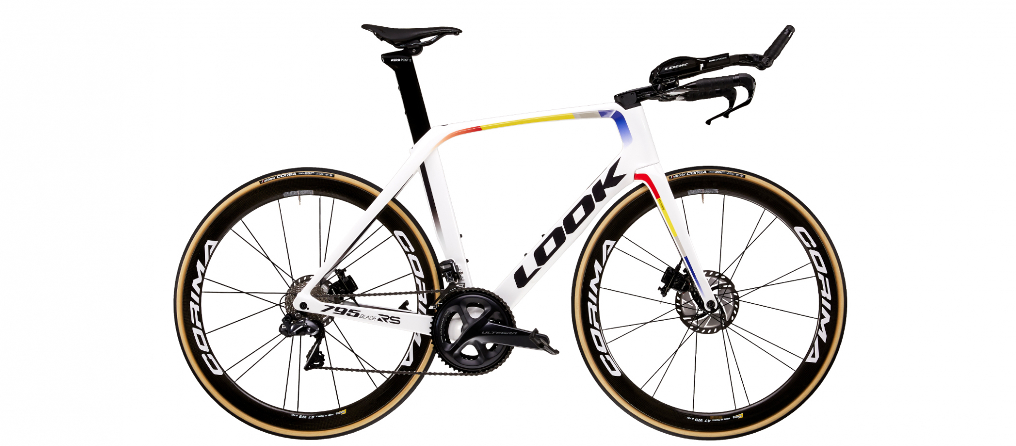LOOK 795 BLADE RS DISC TT PROTEAM WHITE GLOSSY